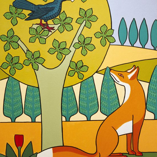 Le Corbeau et le Renard 100x81