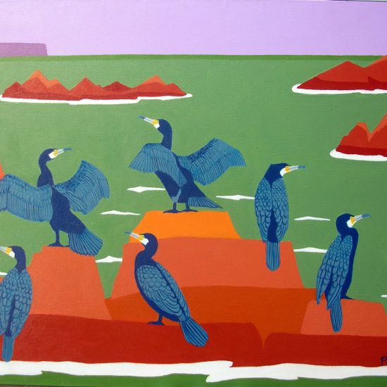 Les Cormorans 92x73