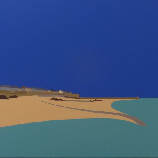 St Malo vu du grand Bé  100x65. DEGRUEL