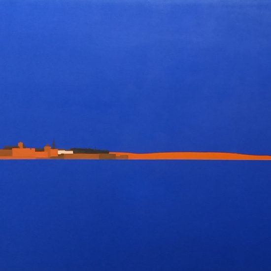 Couché de soleil vu du Fort National 81x60